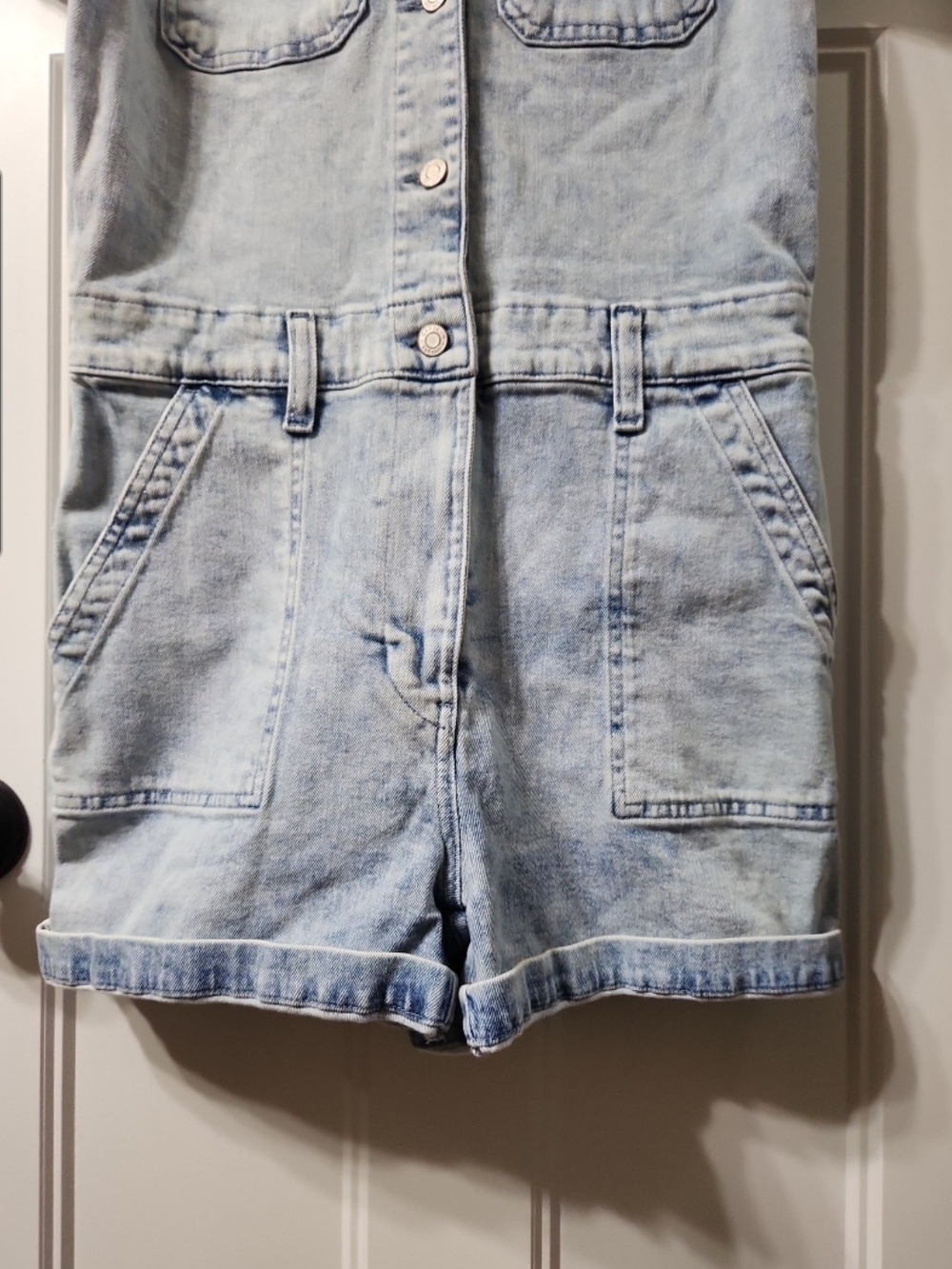 NWOT GAP Denim Romper - 8T - Picture 4 of 7